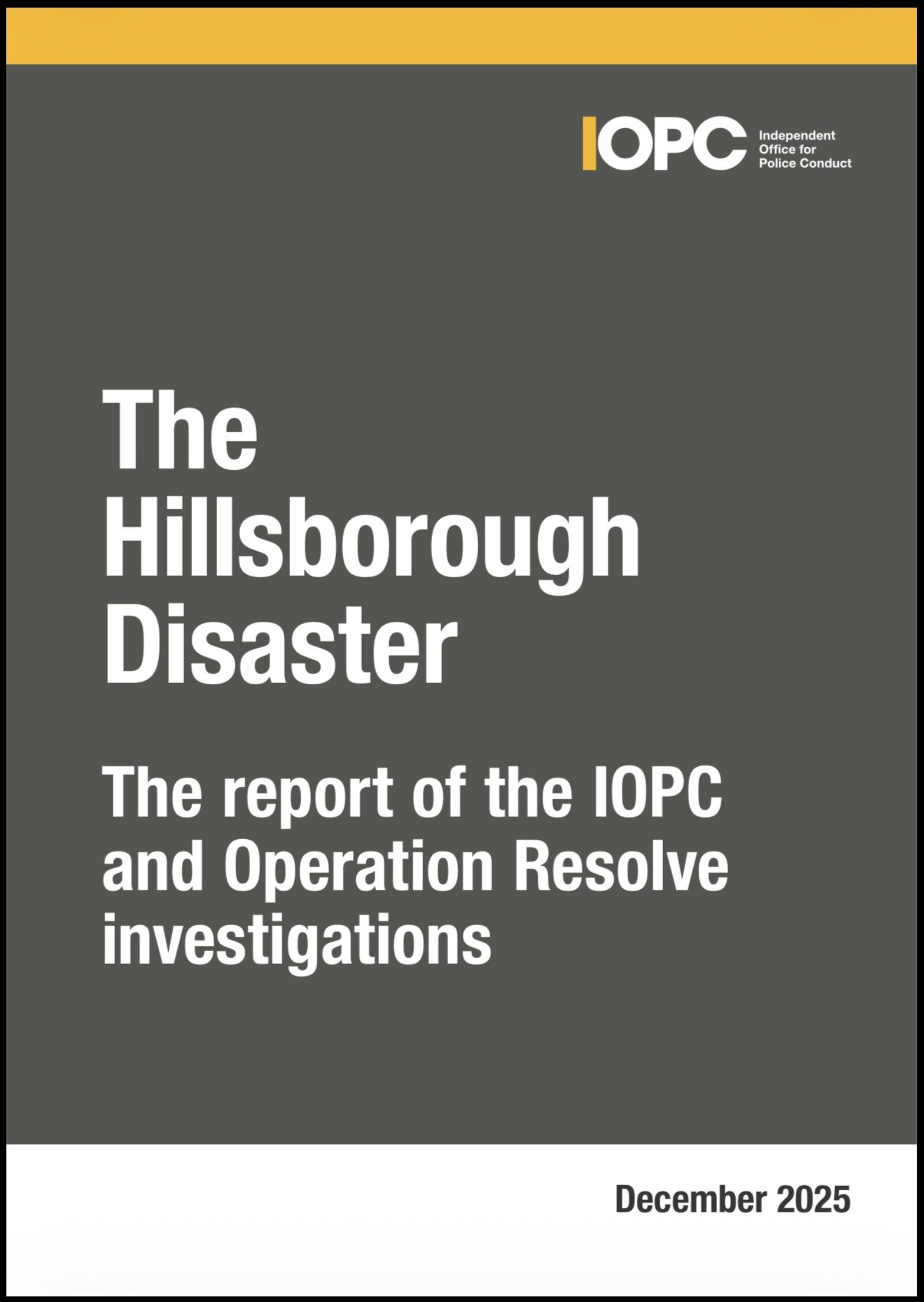 IOPC Hillsborough Report