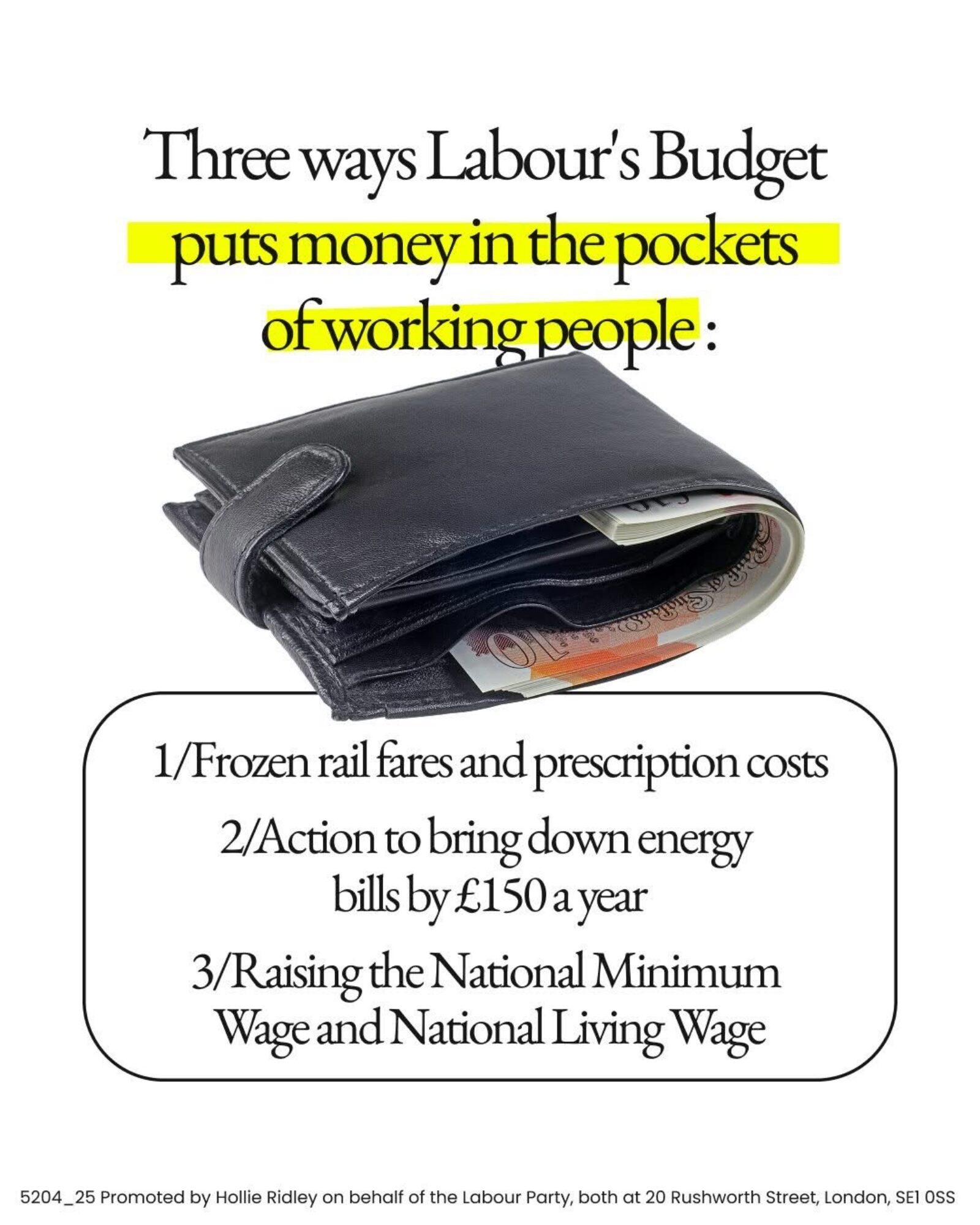 Labour Party Budget 25