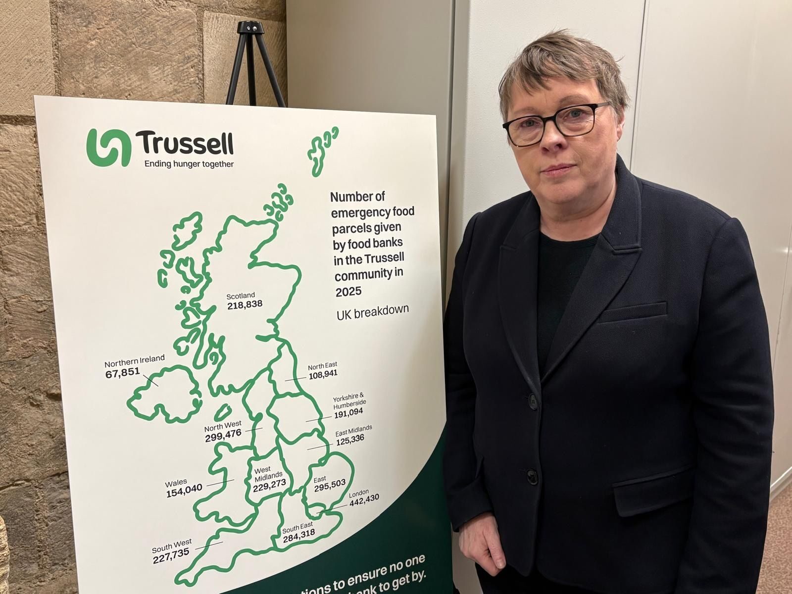 Maria Eagle MP Trussell Trust